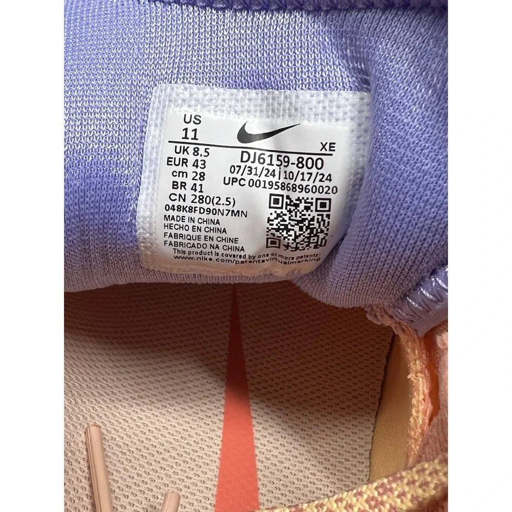 Size 11 - Nike React Pegasus Trail 4 Arctic Orange Purple Pulse Womens